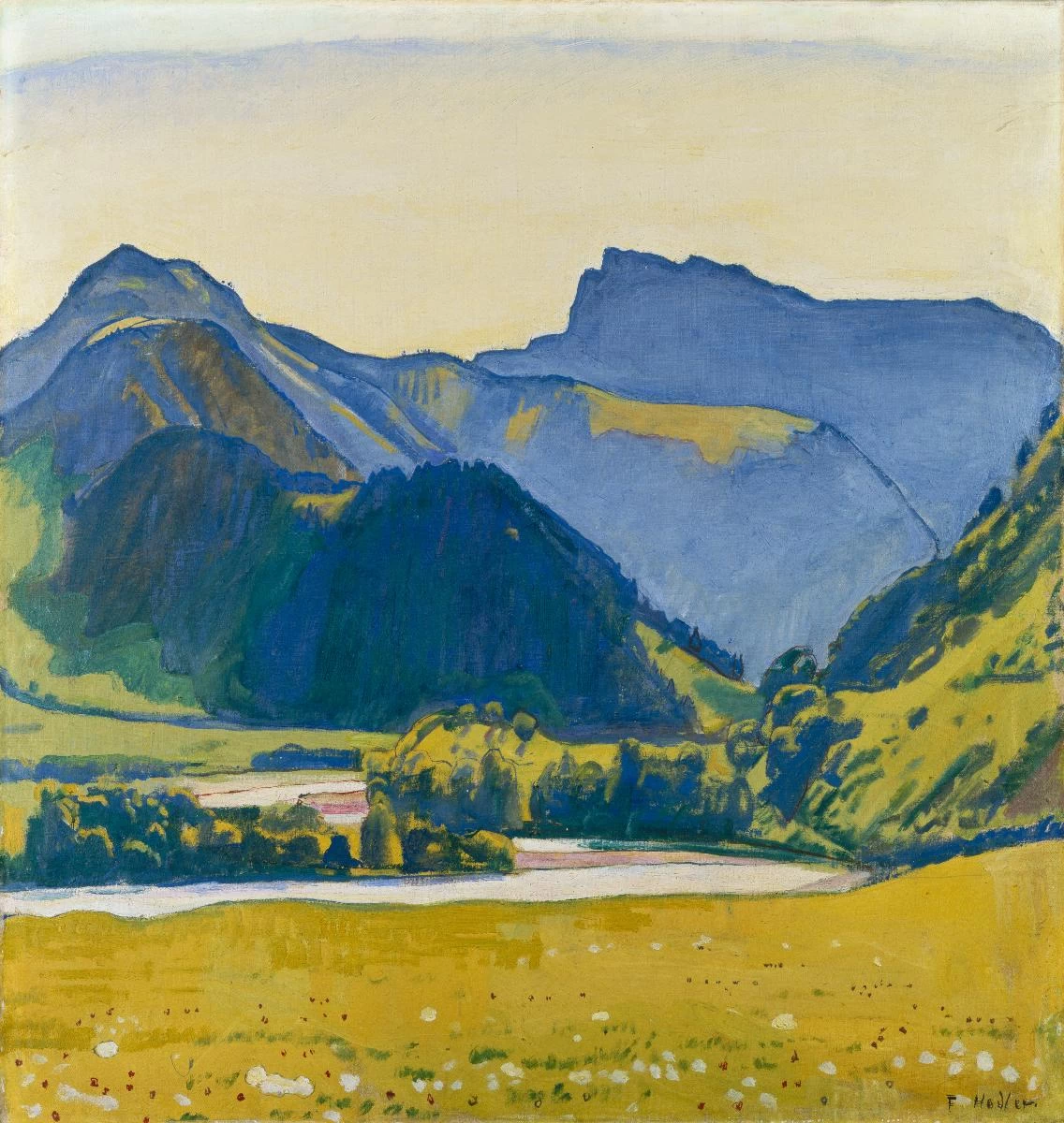 Paesaggio serale vicino a Rossinière - Kunsthaus Zurigo